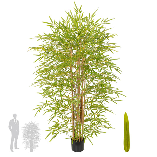 Bambus japonez artificial H150cm cu 2916 frunze