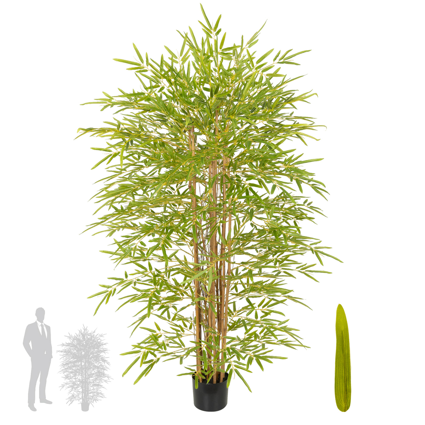Bambus japonez artificial H150cm cu 2916 frunze