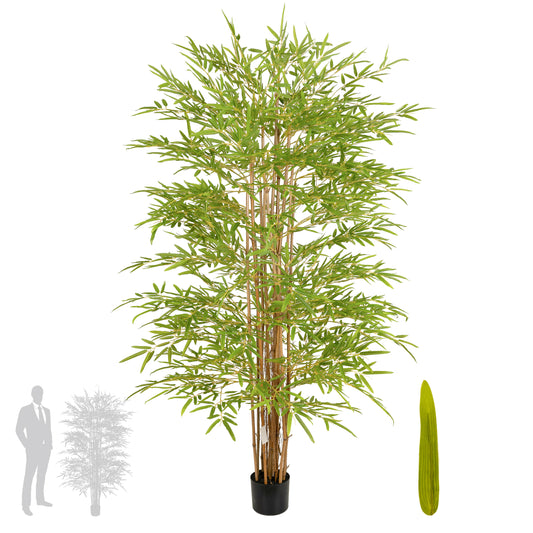 Bambus japonez artificial H180cm cu 3888 frunze