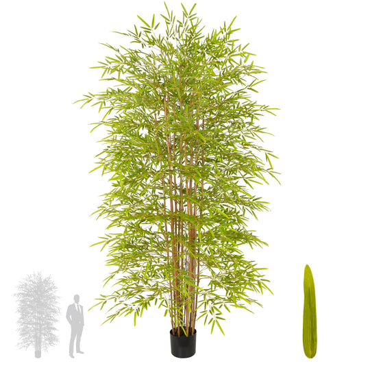 Bambus japonez artificial H210cm cu 6318 frunze