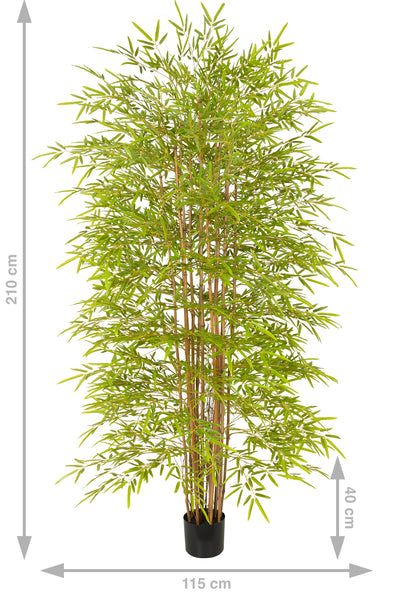 Bambus japonez artificial H210cm cu 6318 frunze