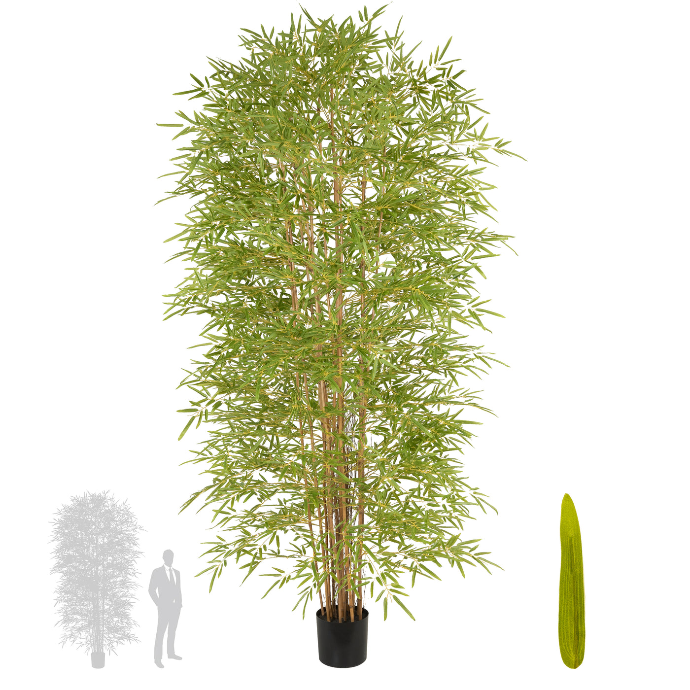 Bambus japonez artificial H240cm cu 8262 frunze