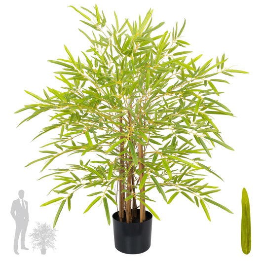 Bambus japonez artificial H90cm cu 972 frunze