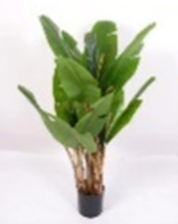 Banan artificial cu 3 tulpini H120cm