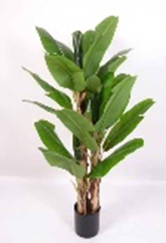 Banan artificial cu 3 tulpini H150cm