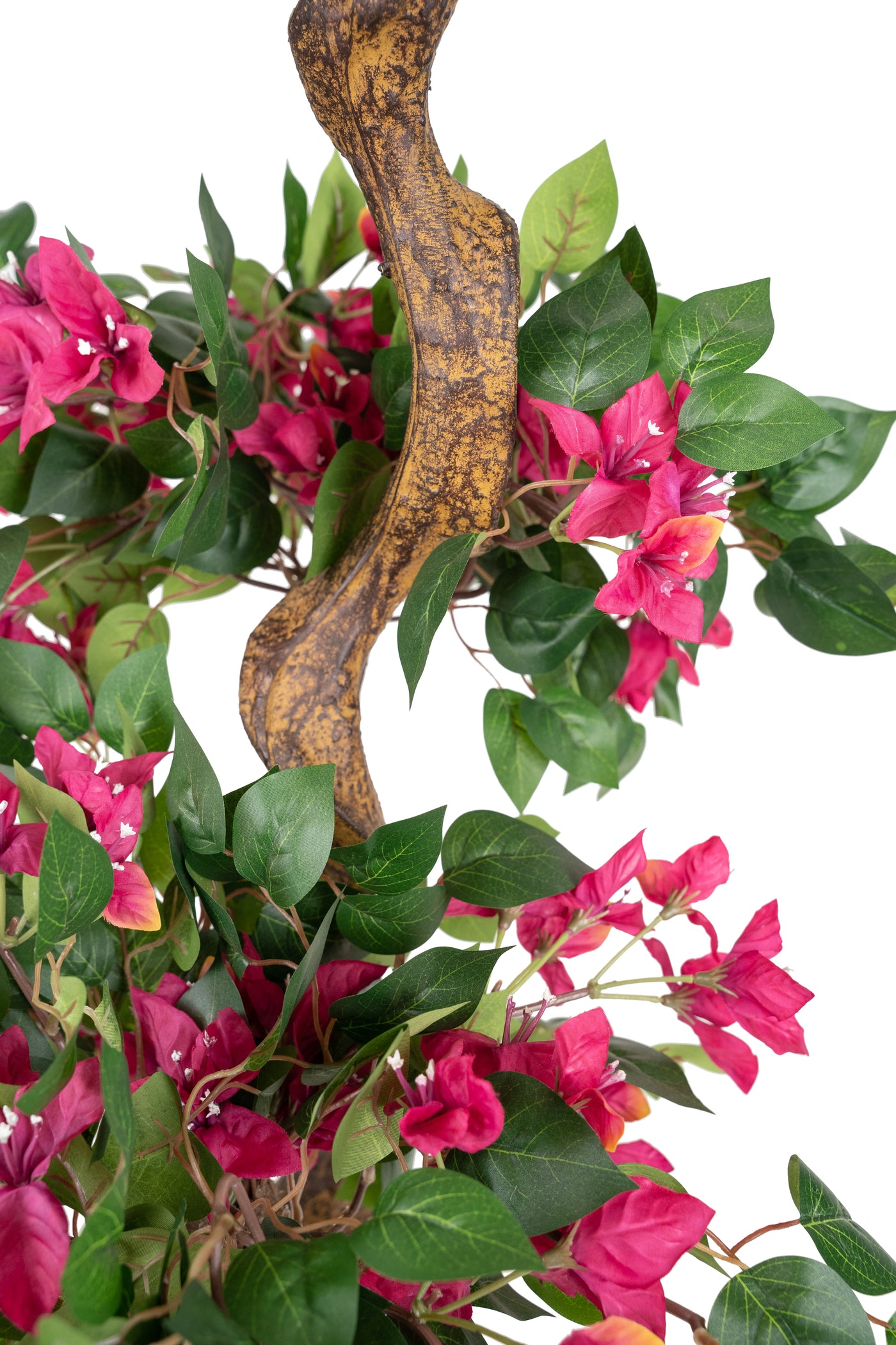 Bonsai artificial H140cm Bougainvillea cu 72 flori roz si 195 frunze