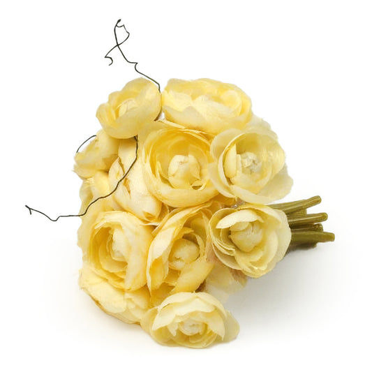 Buchet cu Ranunculus artificial HO galben
