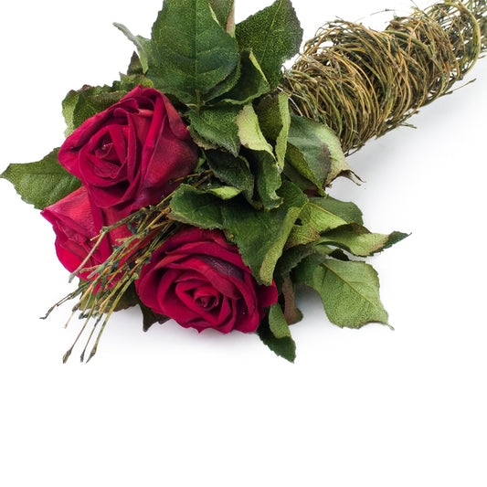 Buchet de Trandafiri artificiali rosii D15xH70 CM HO