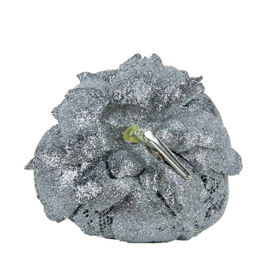 Bujor artificial D10 cm negru