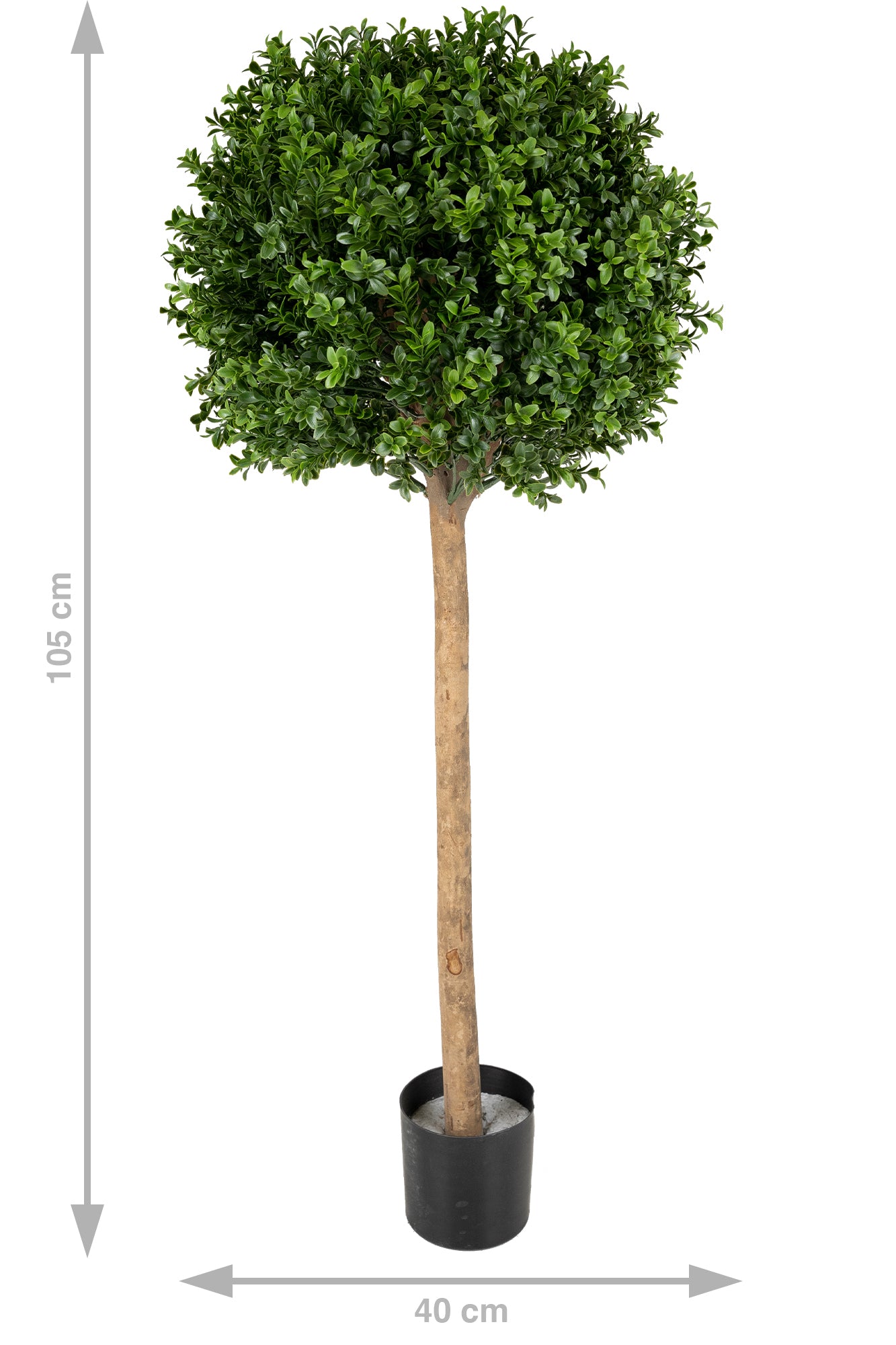 Buxus artificial H105cm cu o coroana D40cm