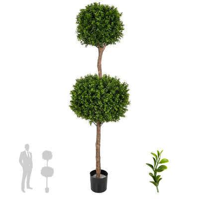 Buxus artificial H165cm cu 2 coroane