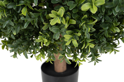 Buxus artificial H60cm. coroana rotunda D45cm cu protectie UV