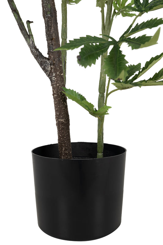 Cannabis artificial H120 cm cu 135 frunze