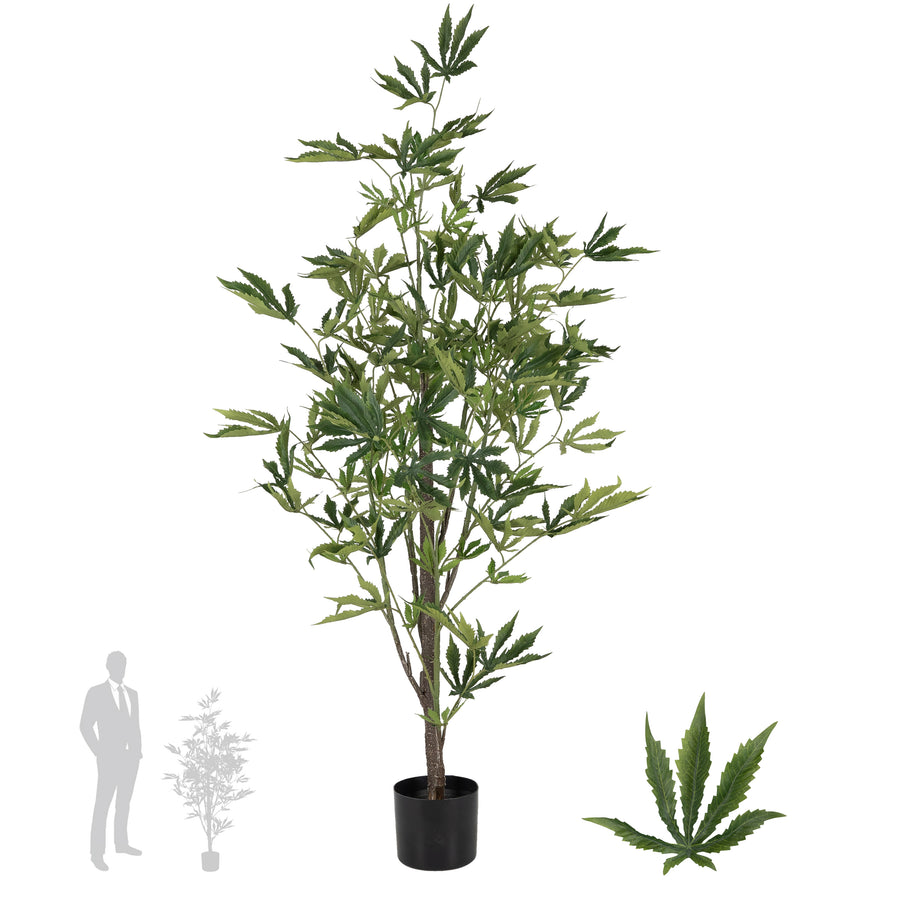 Cannabis artificial H150 cm cu 160 frunze