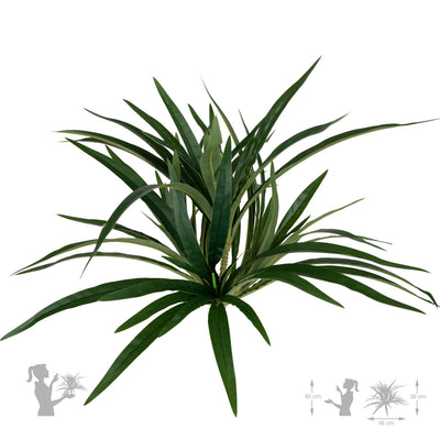 Chlorophytum artificial L D46xH46 cm cu 60 frunze GD