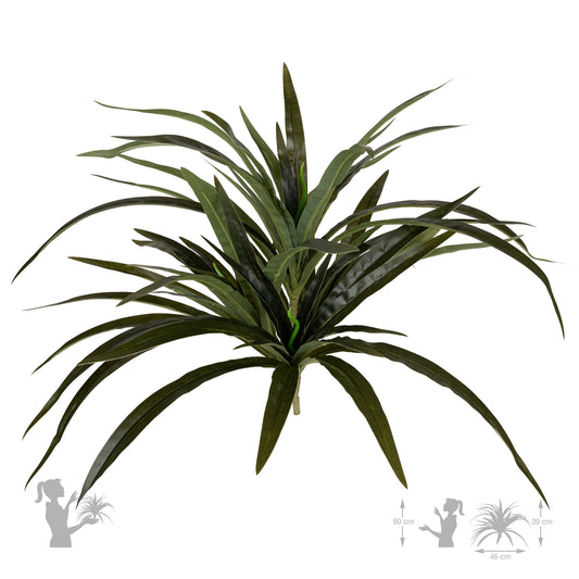 Chlorophytum artificial L D46xH46 cm cu 60 frunze GG