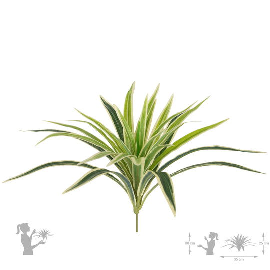 Chlorophytum artificial XS D35xH30cm cu 30 frunze GW
