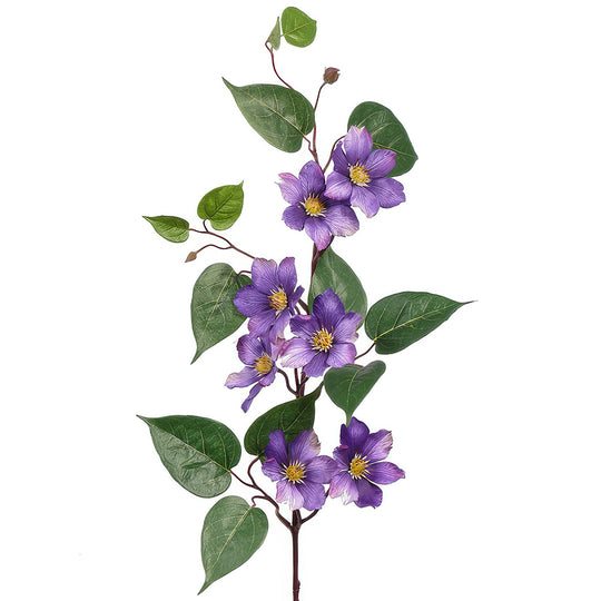 Clematis artificial 80 cm mov