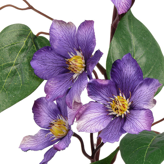 Clematis artificial 80 cm mov