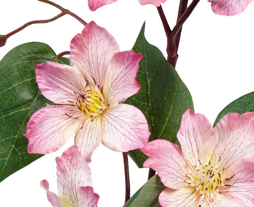 Clematis artificial 80 cm roz