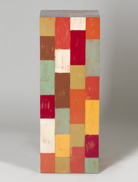 Column Pine cu lamele colorate 30x30x80 cm