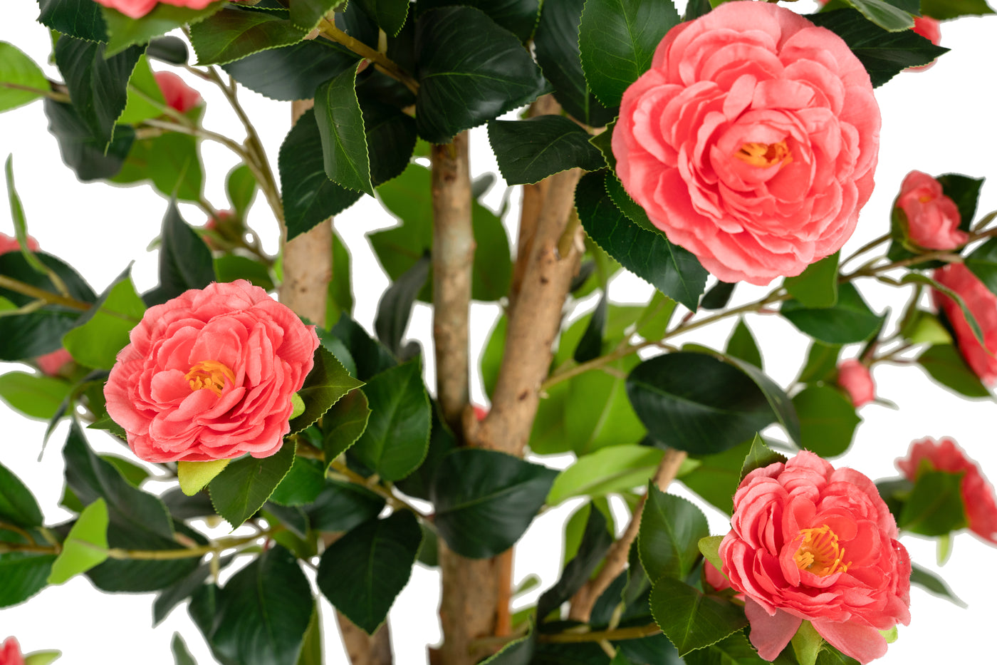 Copac artificial Camelia Japonica H150 cm cu 406 frunze si 56 flori roz