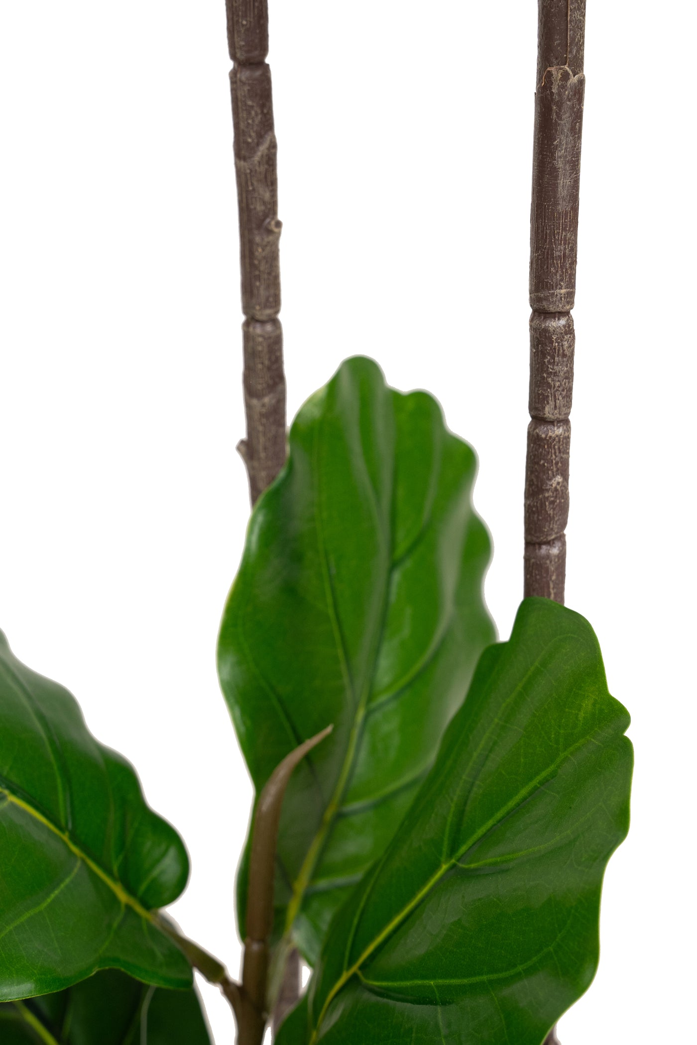 Copac artificial Ficus lyrata 110 cm cu 3 tulpini si 18 frunze