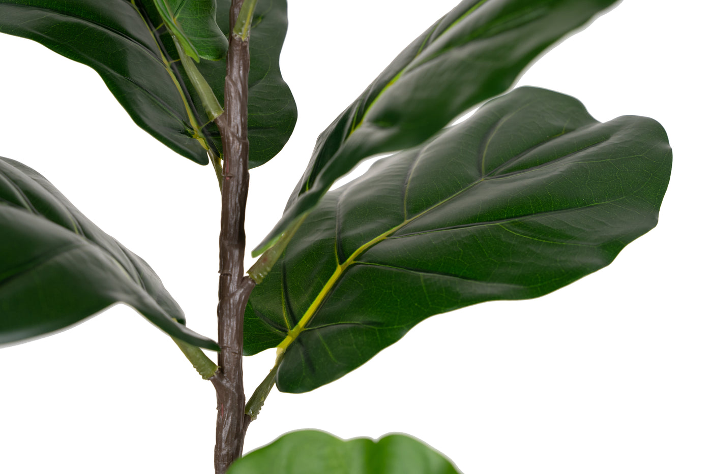 Copac artificial Ficus lyrata 150 cm cu 4 tulpini si 28 frunze