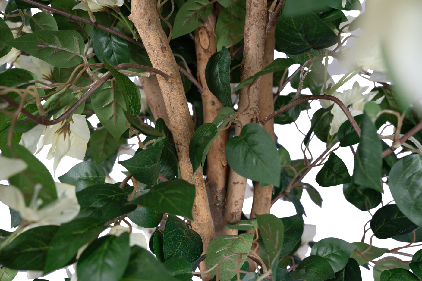 Copac artificial H120cm bougainvilea cu flori albe