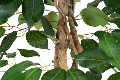 Copac artificial H120cm Ficus benjamina cu 714 frunze verzi