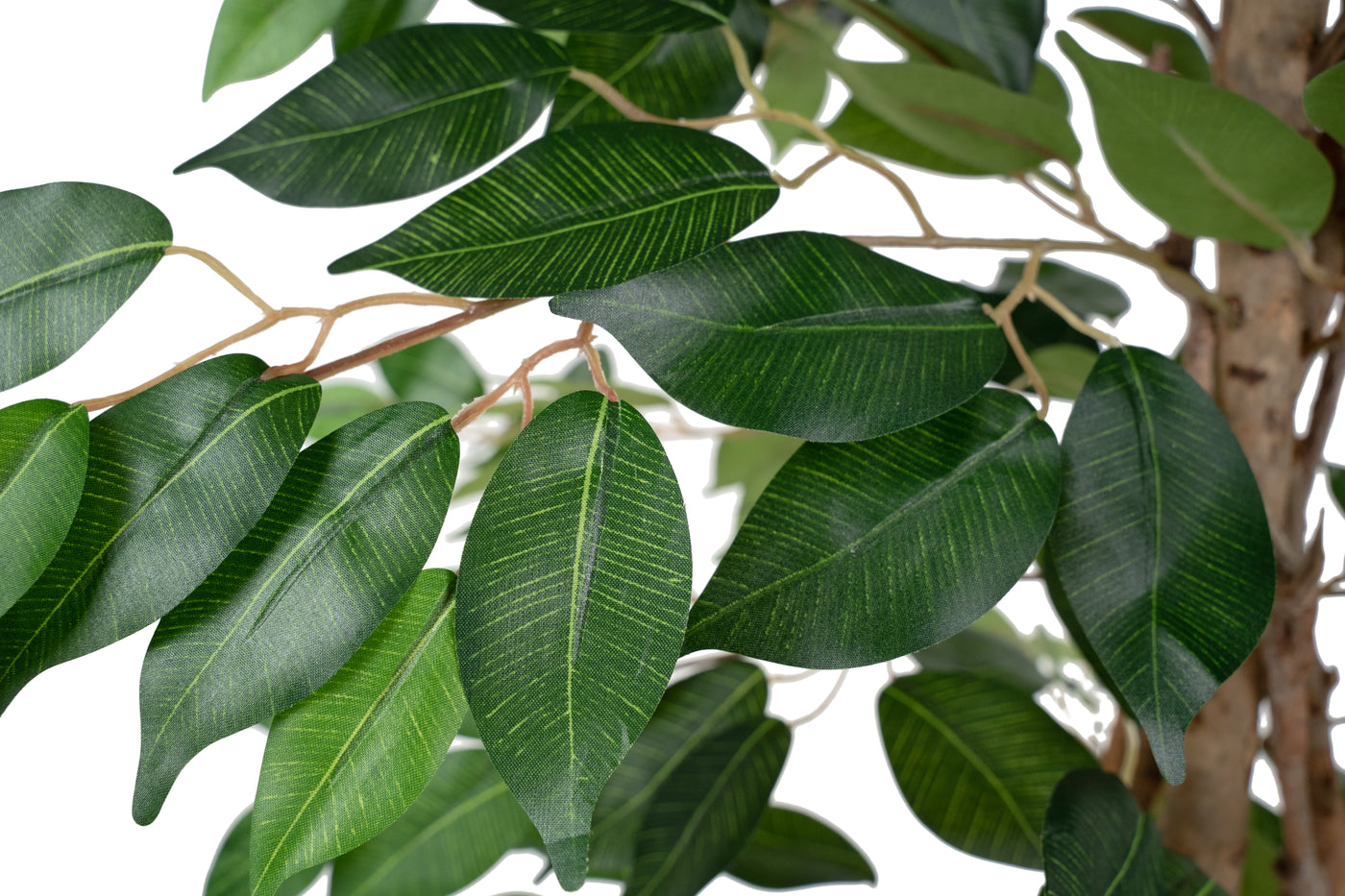 Copac artificial H120cm Ficus benjamina cu 714 frunze verzi