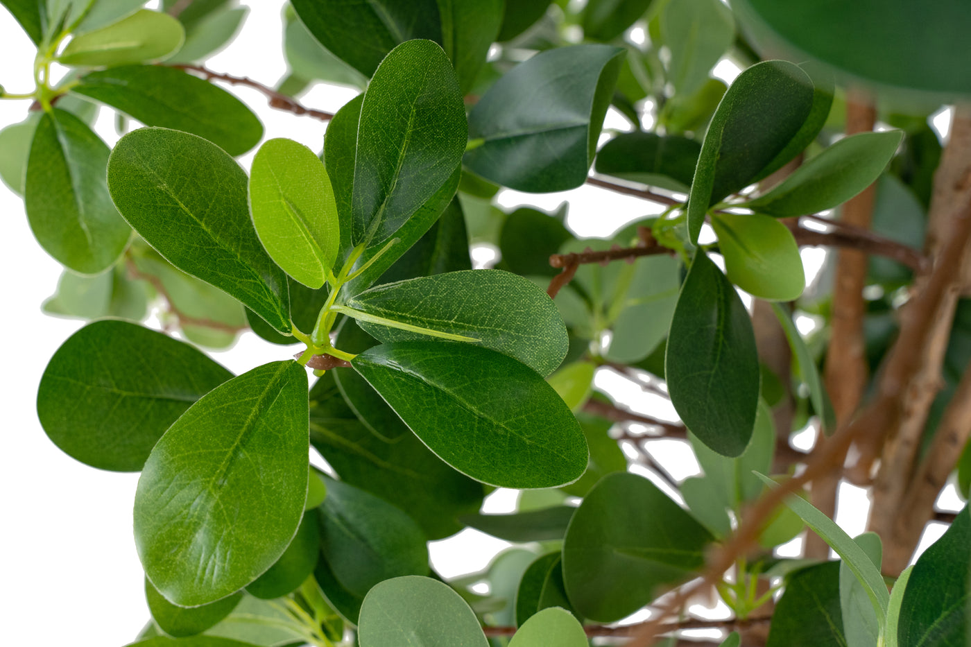 Copac artificial H120cm Ficus orient cu 2100 frunze