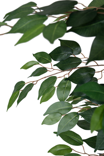 Copac artificial H180cm Ficus cu 3 trunchiuri si 966 frunze verzi