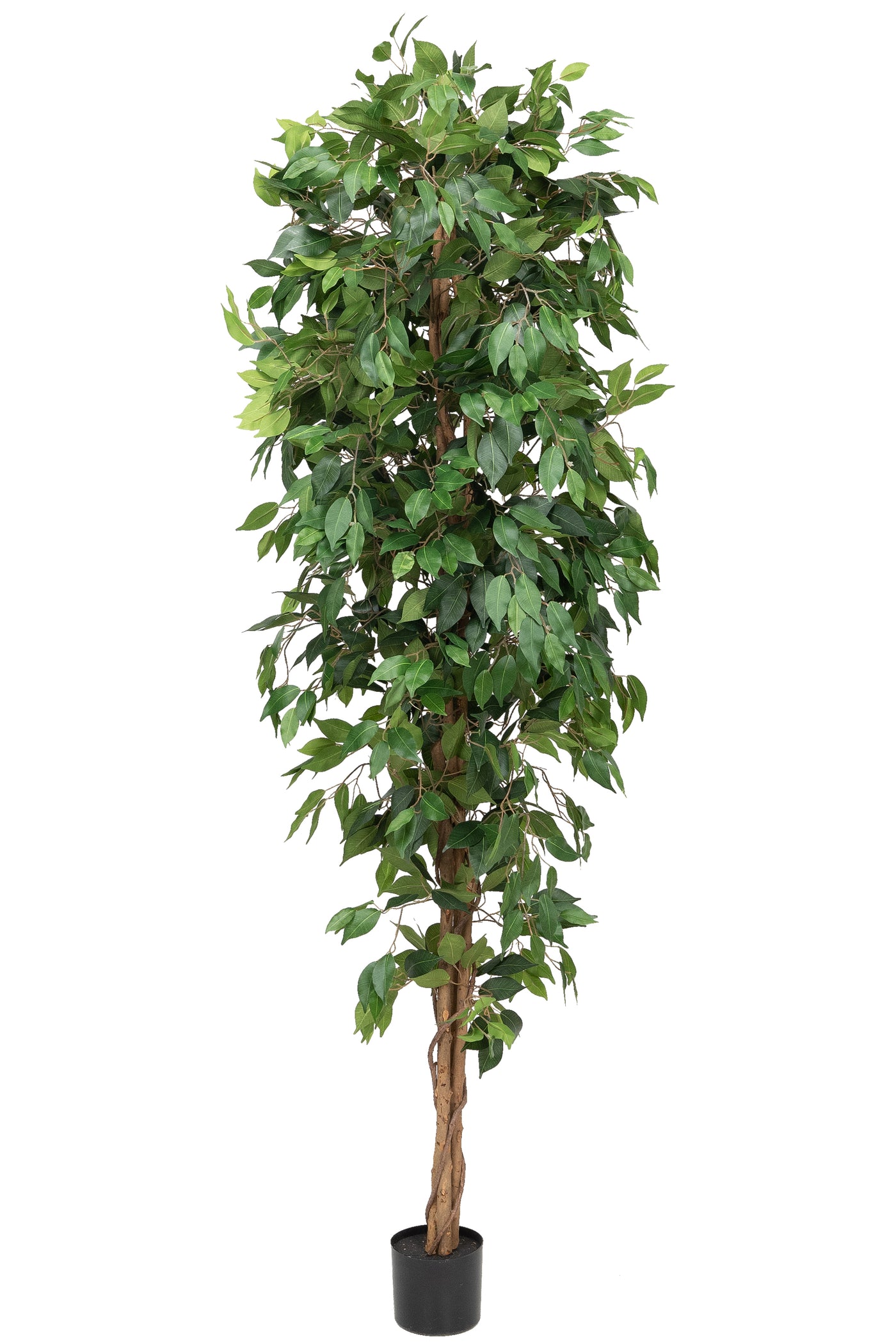 Copac artificial H210cm Ficus cu 3 trunchiuri. 1638 frunze