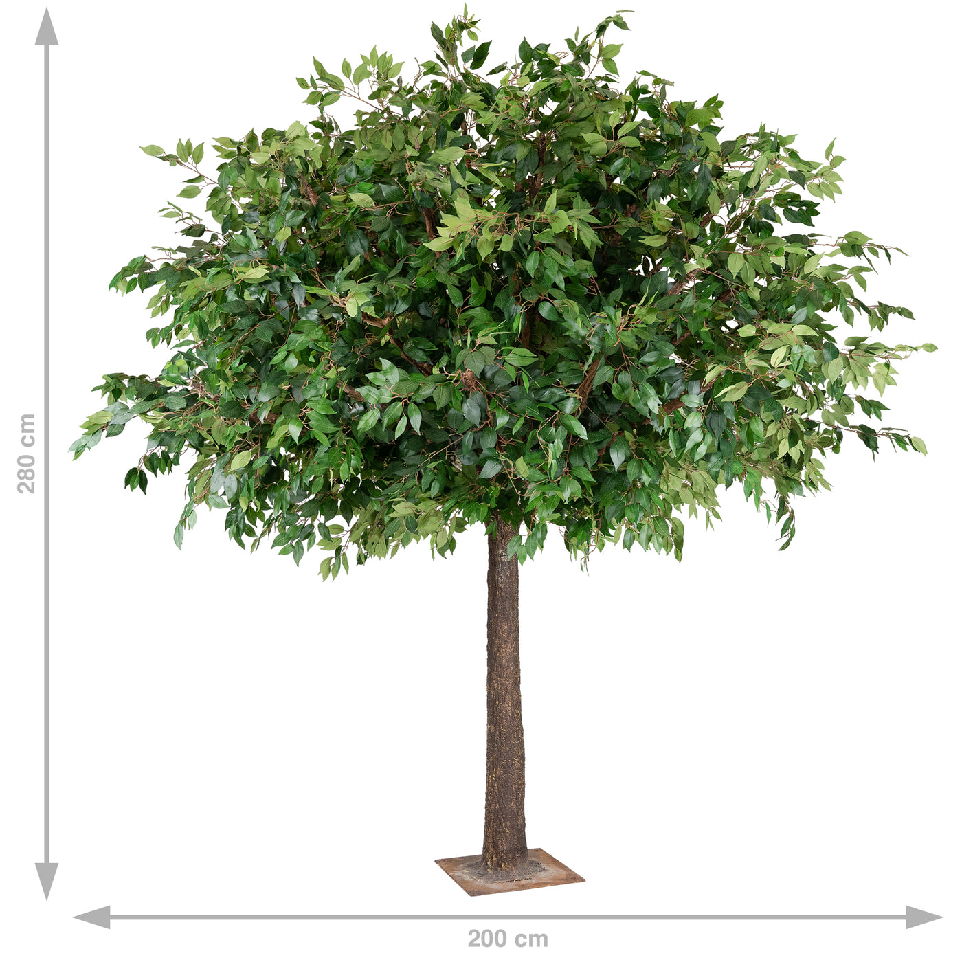 Copac artificial H280cm Ficus gigant. coroana D200cm