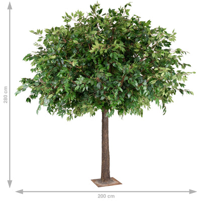 Copac artificial H280cm Ficus gigant. coroana D200cm