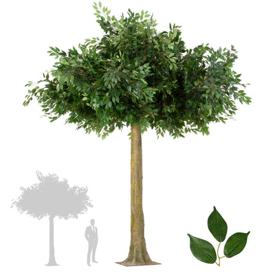 Copac artificial H300cm Ficus gigant. coroana D270cm