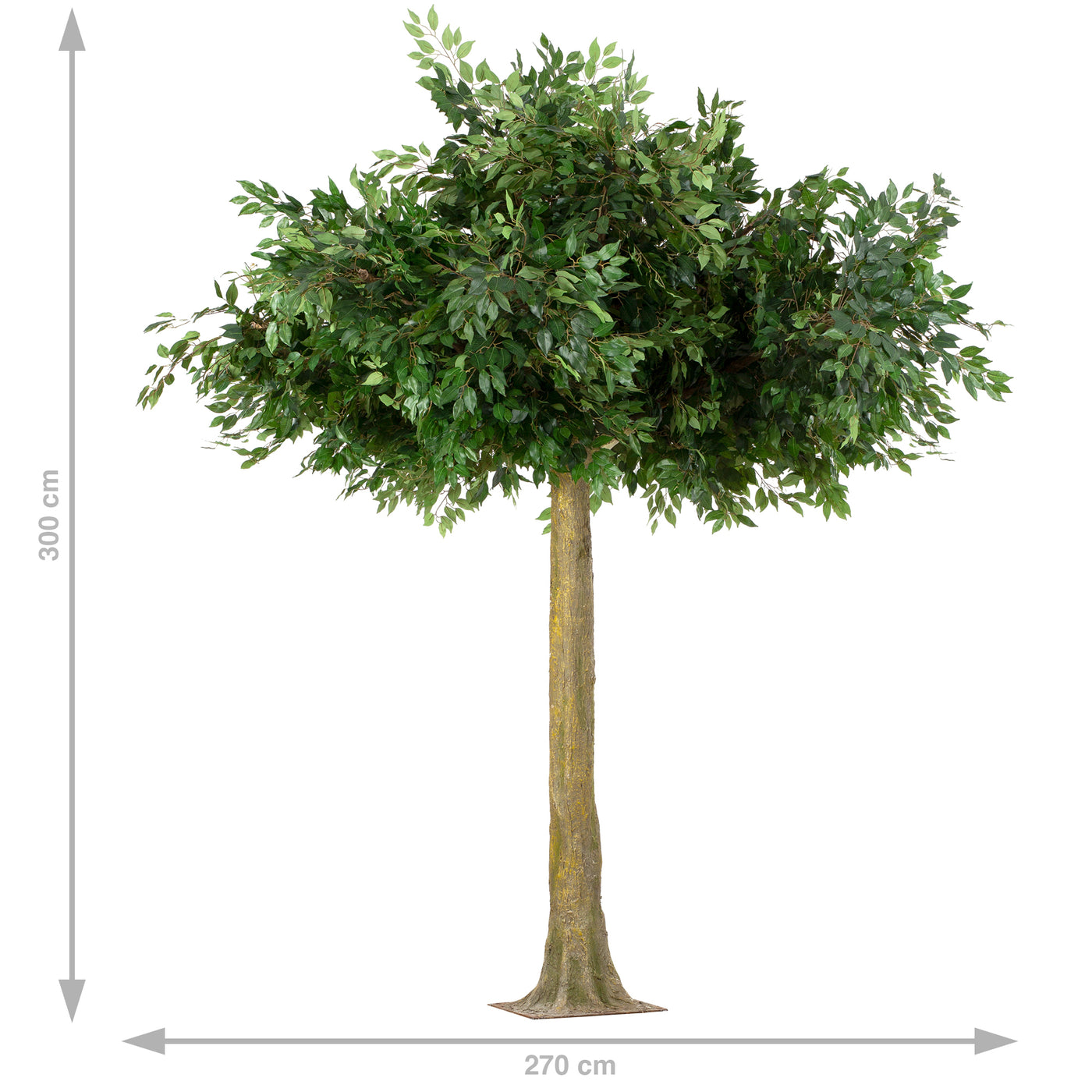 Copac artificial H300cm Ficus gigant. coroana D270cm