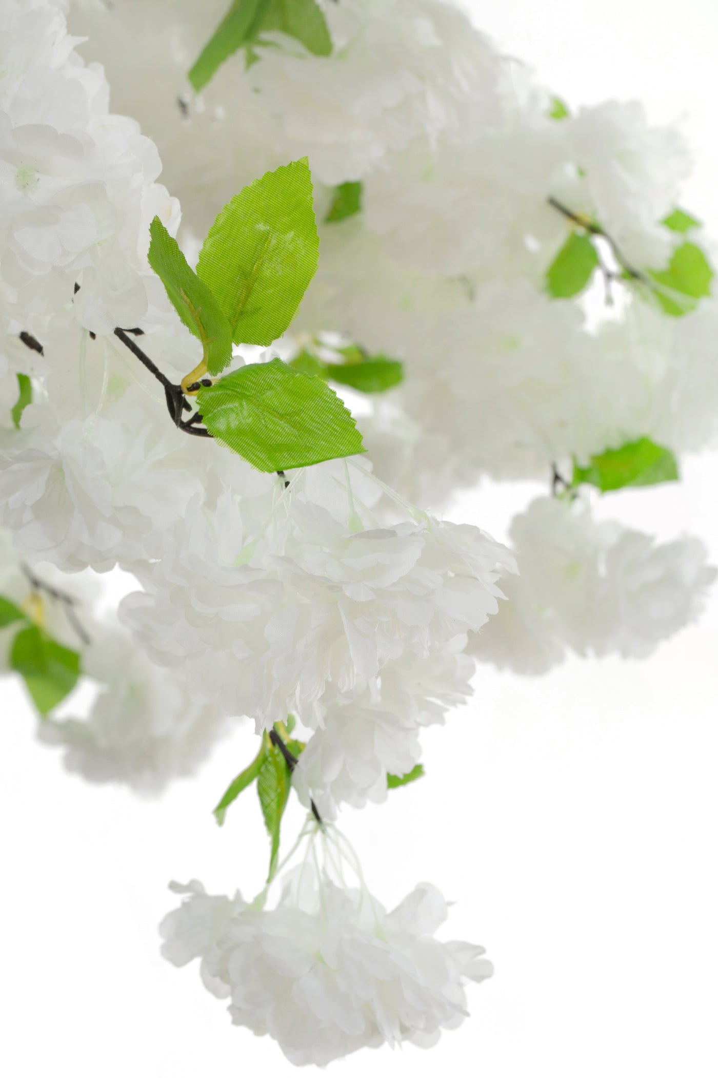 Copac artificial H320cm Cires cu flori albe. coroana L320cm