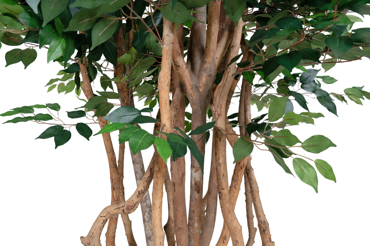 Copac artificial H320cm Ficus cu trunchiuri multiple. coroana D200cm