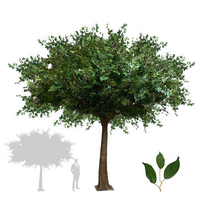 Copac artificial H320cm Ficus Gigant. coroana D320cm