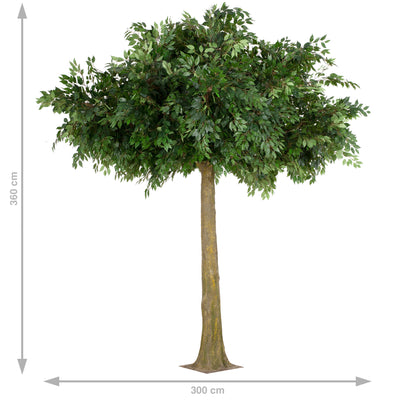 Copac artificial H360cm Ficus gigant. coroana D300cm