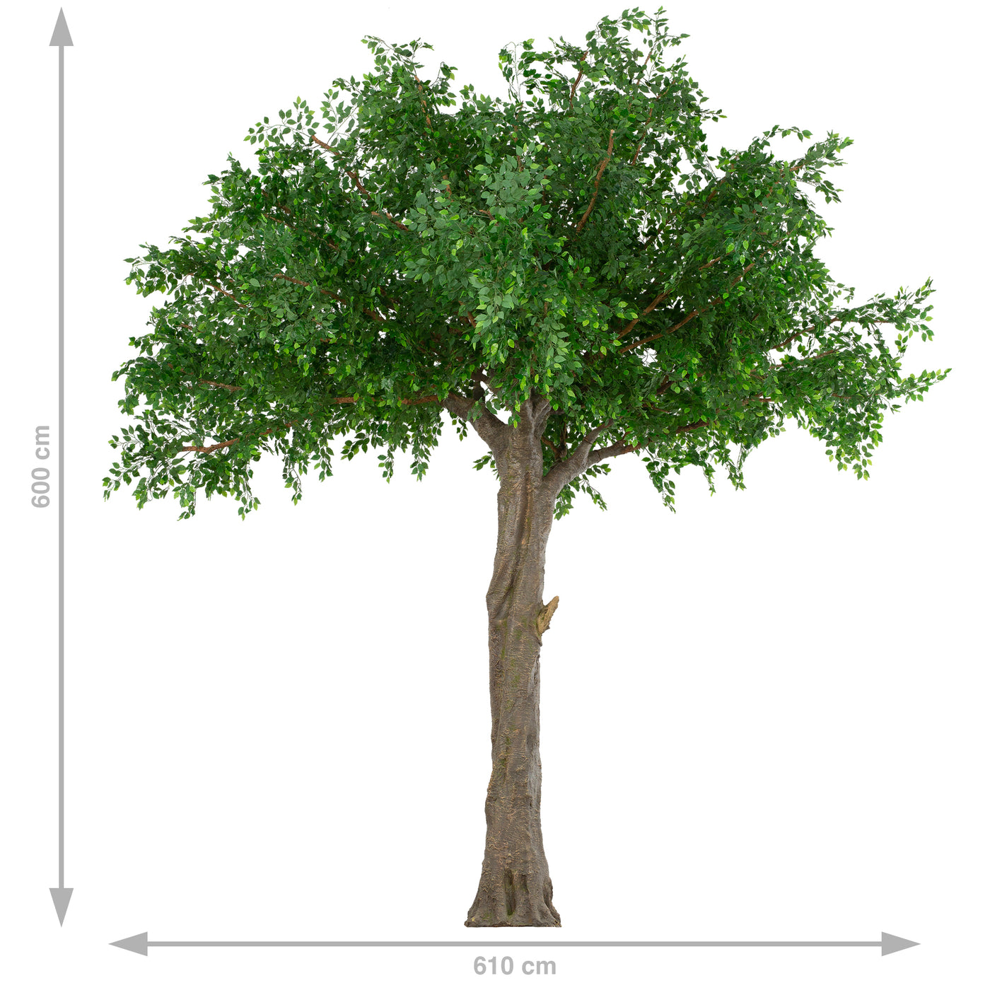 Copac artificial H600cm Ficus gigant. coroana D580-610cm