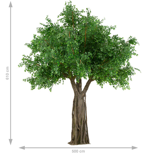Copac artificial H610cm Ficus gigant. coroana D480-520cm