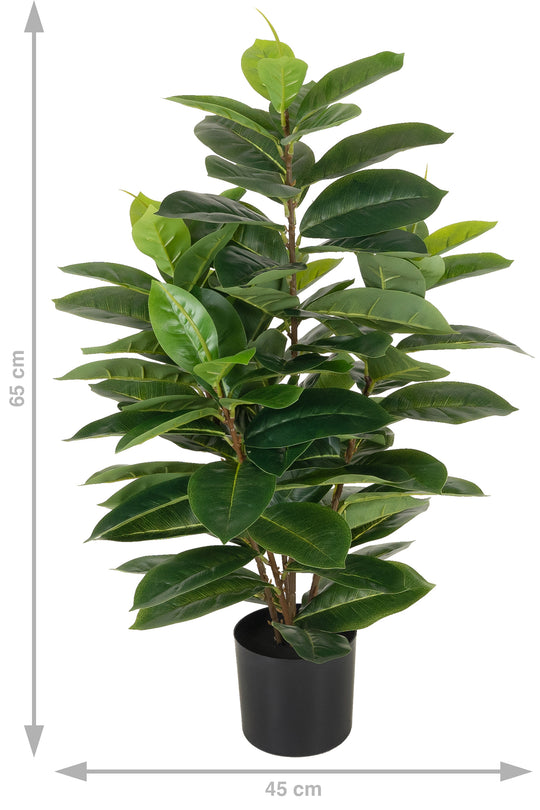 Copac artificial H65cm Ficus cyathistipula cu 63 frunze