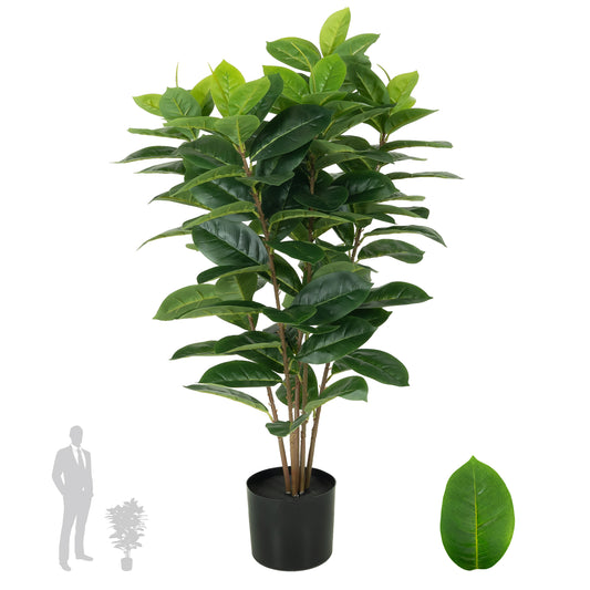 Copac artificial H90cm Ficus cyathistipula cu 125 frunze