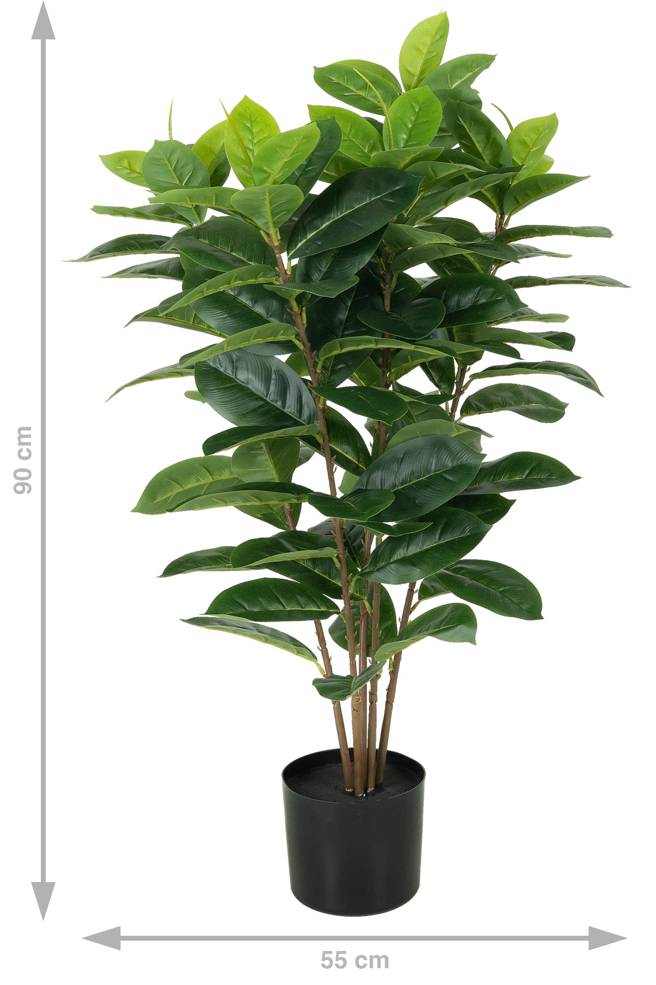Copac artificial H90cm Ficus cyathistipula cu 125 frunze