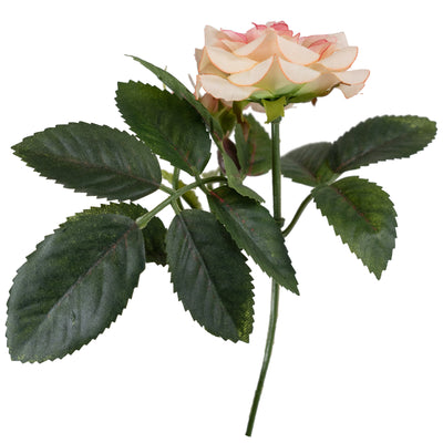 Trandafir artificial Diamond cu flori roz H67 cm in ghiveci