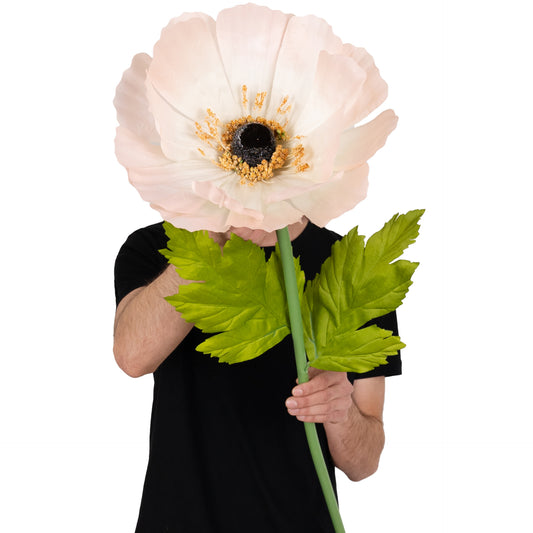 Coreopsis artificial D35xH105 cm piersica cu tulpina gigant fara suport