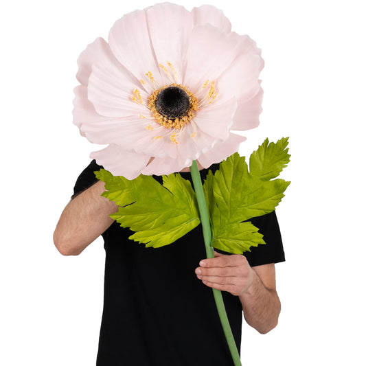 Coreopsis artificial D35xH105 cm roz deschis cu tulpina gigant fara suport